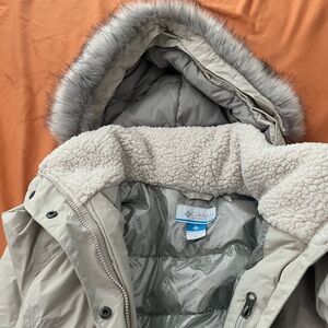 Columbia Silver Quilted Jacket